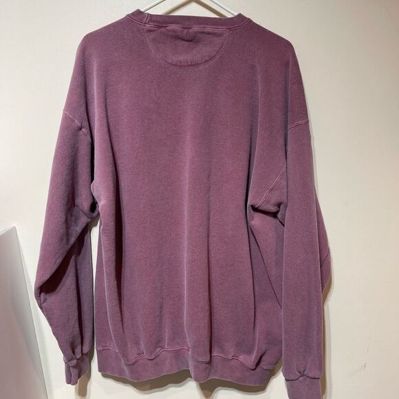 Authentic Pigment Easy Rider Men’s Sweatshirt 2XL Light Burgundy - Picture 2 of 9